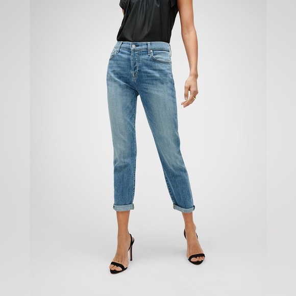 7 For All Mankind Luxe Josefina in Bright Light Broken Twill - Picture 2 of 9